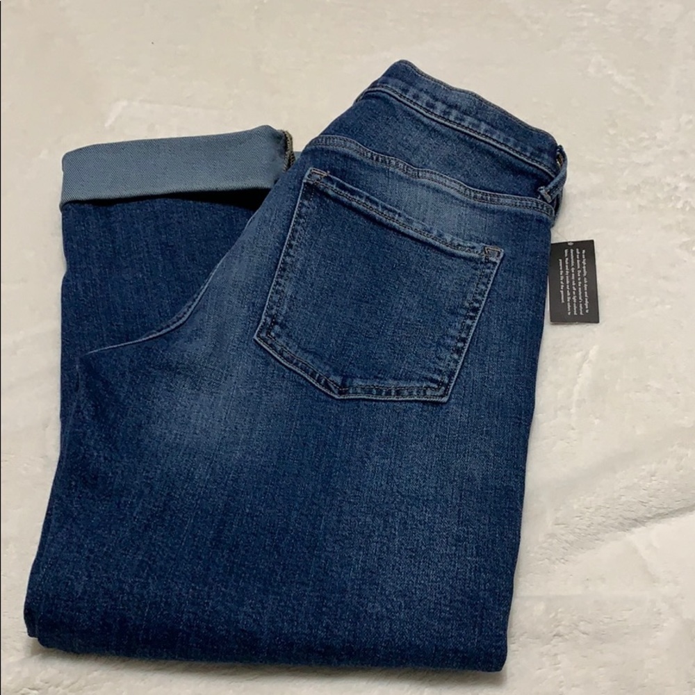 Banana Republic Mid-Rise-Straight-Ankle Jeans